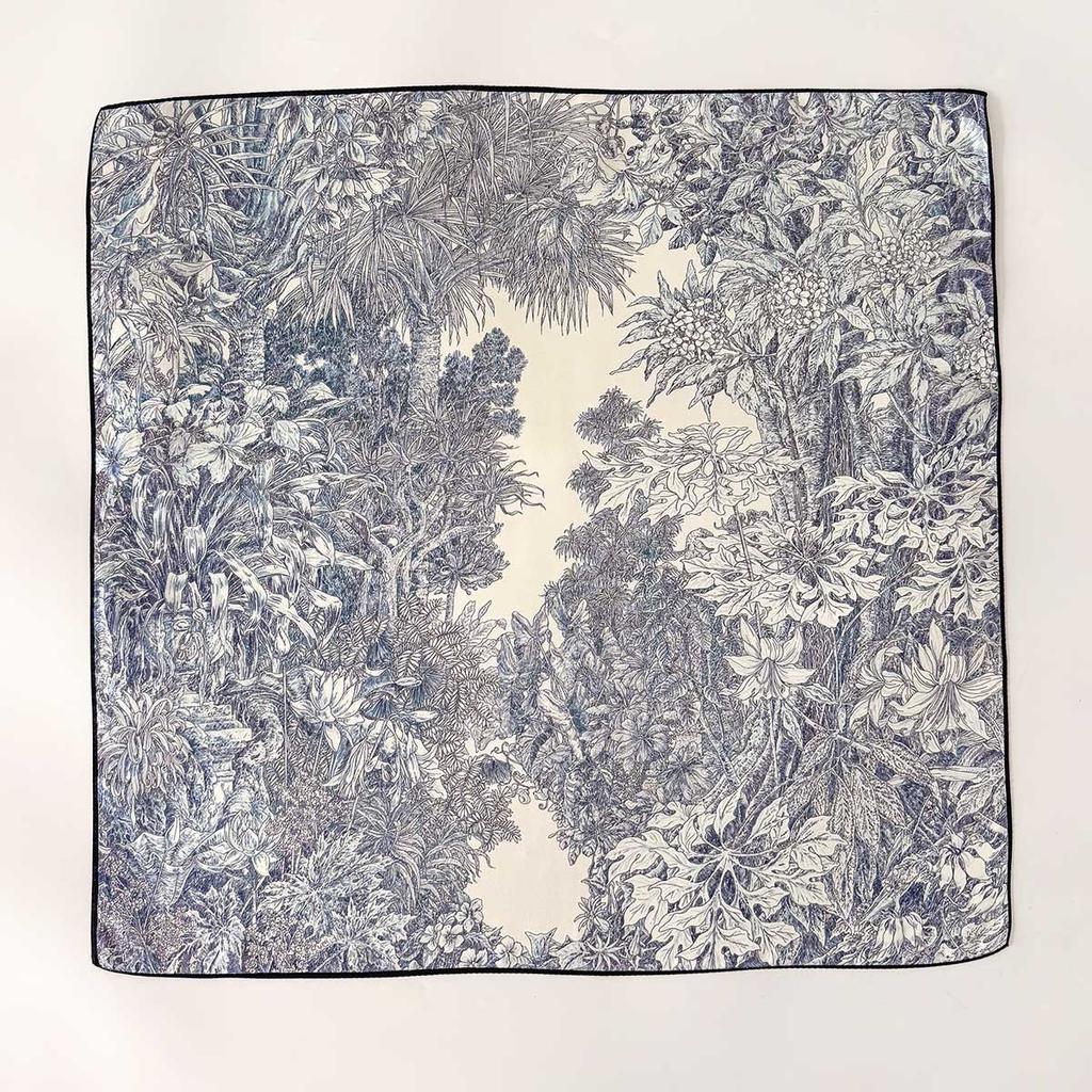 14 momme 100% Natural Twill Silk Scarf for Women Double side Female Foulard Headband Shawl Wrap Square Neckerchief Hijab Scarves