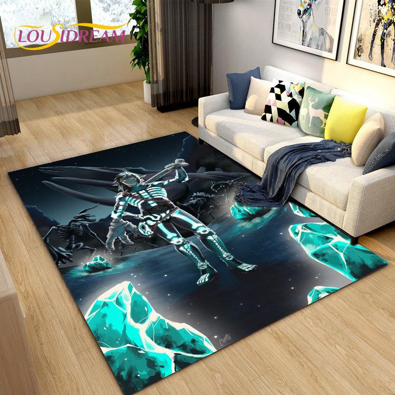 The Legend of Zelda Game Gamer Area Rug,Carpet Rug for Living Room Bedroom Sofa Doormat Decoration,Kid Play Non-slip Floor Mat