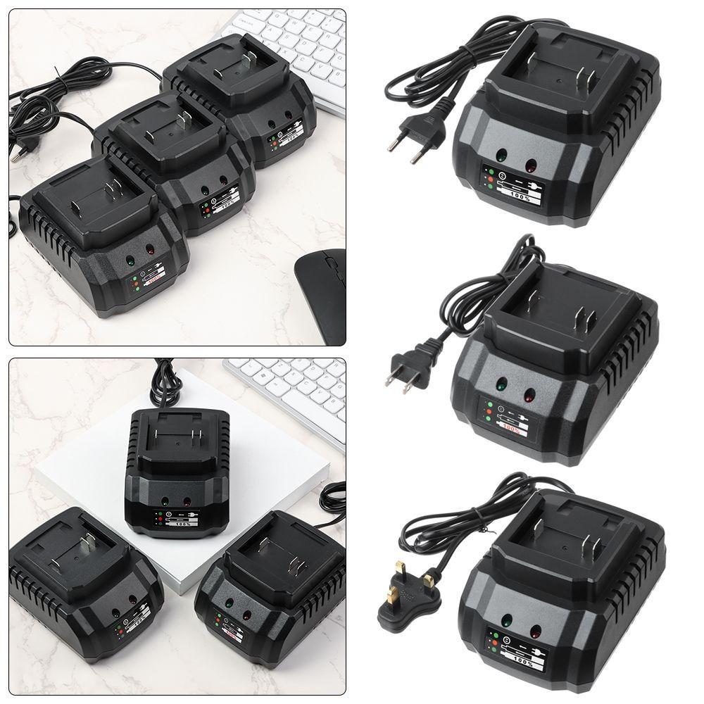 1Pcs Portable Battery Charger Power Tool 18V 21V Li-ion Charging Adapter Replacement Parts US/EU plug for Makita