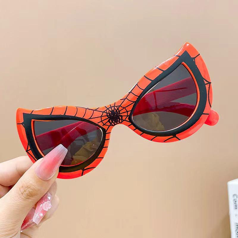 Cartoon Spiderman Kids' Sunglasses - Fun Fashion Posing Glasses for Boys and Girls