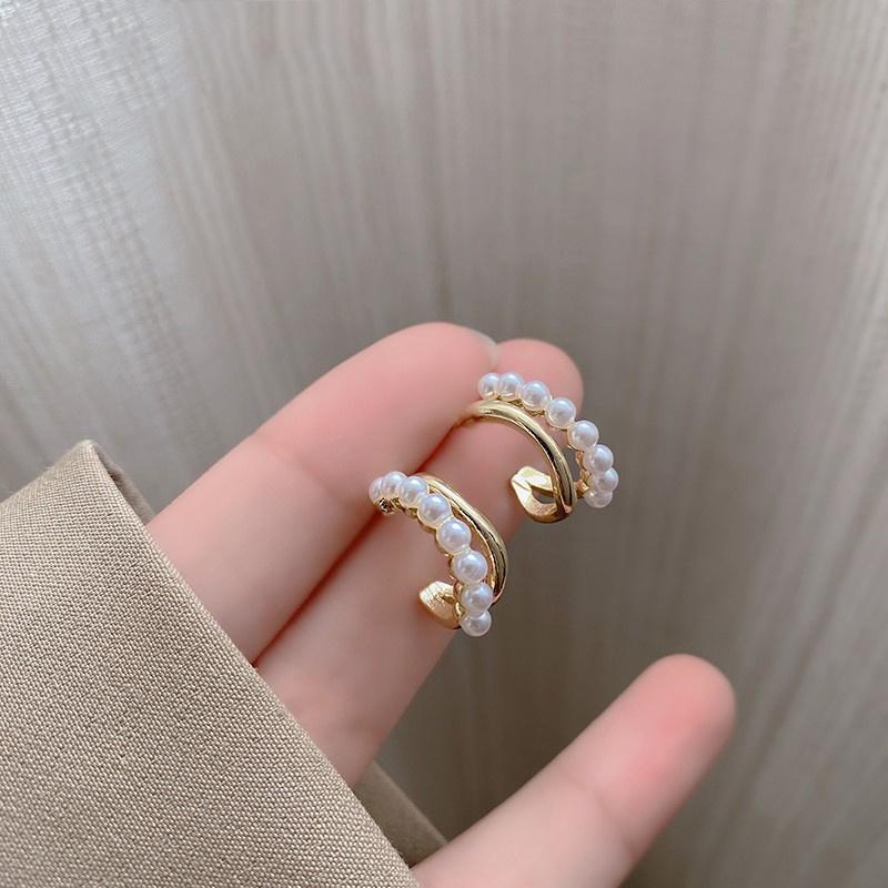 New Fashion Charming Dangle Earrings for Women Elegant Bow-knot Pendants Girls Pearl Drop Earrings Wholesale Fashion Zircon
