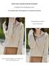 Women's Pure Wool Loose Fit Lapel Pullover Sweater - Versatile Semi-High Neck Knitwear for Autumn/Winter.