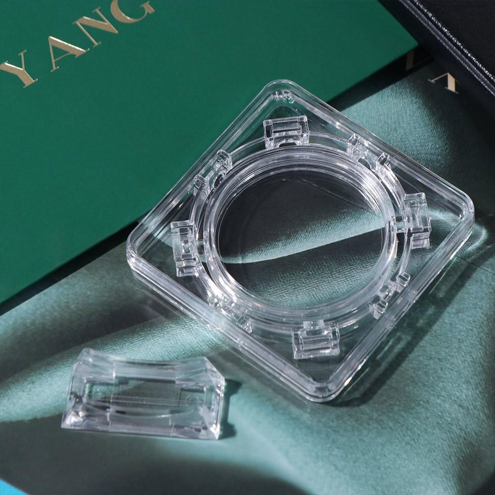 3D Coin Display Case Floating Coin Protector Sleeves Durable Coin Container Box  Home Decoration