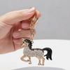 Colorful Horse KeyChain Metal HandBag Pendant Decorative Horse Pendant Keychain  New Year Gift