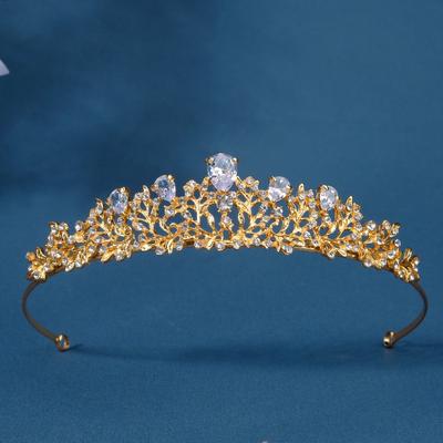 Wedding Jewelry Crown Headband Women's Fashion Dress Travel Photography Hair Accessories Zircon Bride's Small