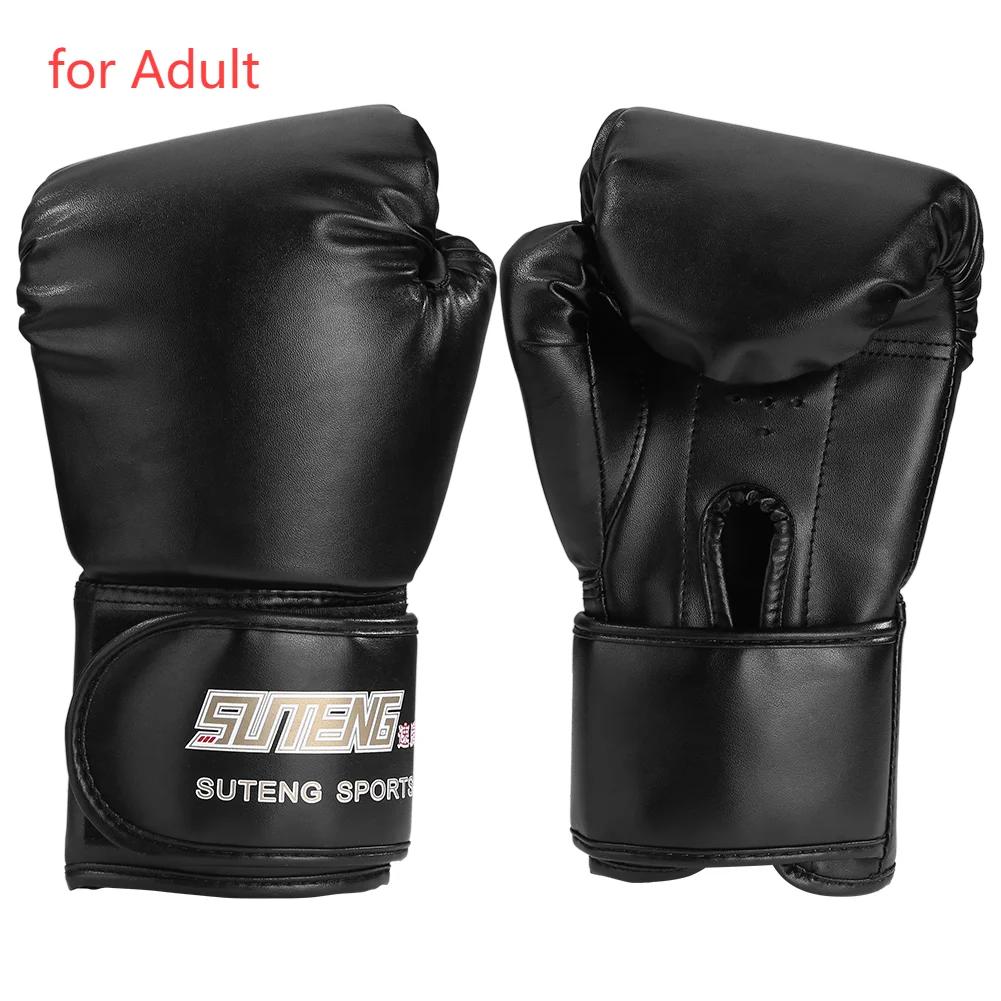 PU Boxing Gloves Fighting Kick Boxing Gloves Karate Muay Thai Training Workout Kickboxing Gloves Taekwondo Protector Adult Child