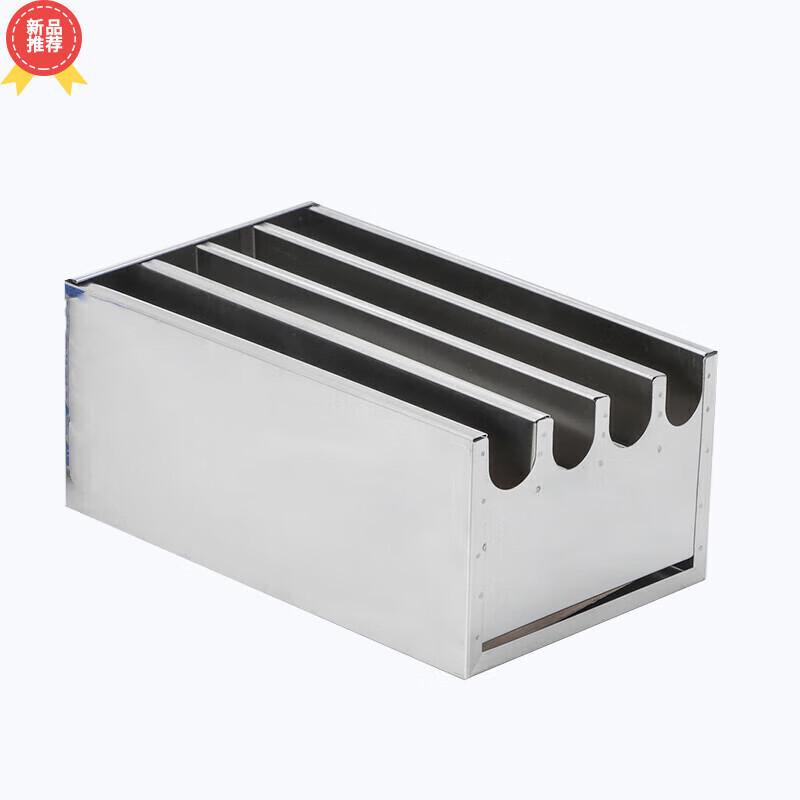 

Huihuang Commercial 304 Stainless Steel 4-Compartment Knife Holder
