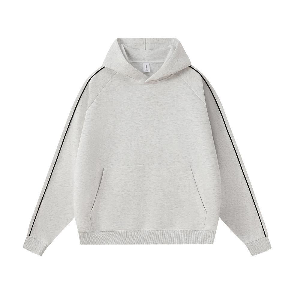 Men's Fashion Trend Loose Hooded Sweatshirt - Autumn/Winter Couple Jacket with Logo Print