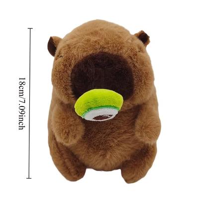 1-3 Stück Avocado Schleim Capybara Plüschtier Niedliches Capibara Fruchtpuppe Dehnbarer Schleim Lustiges Flauschiges Geschenk Kawaii Kuscheltiere Heimdekoration