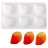 Food-Grade Silicone Mango Mousse Cake Mold Fruit Shaped Baking Cake Molds  Pastry Making