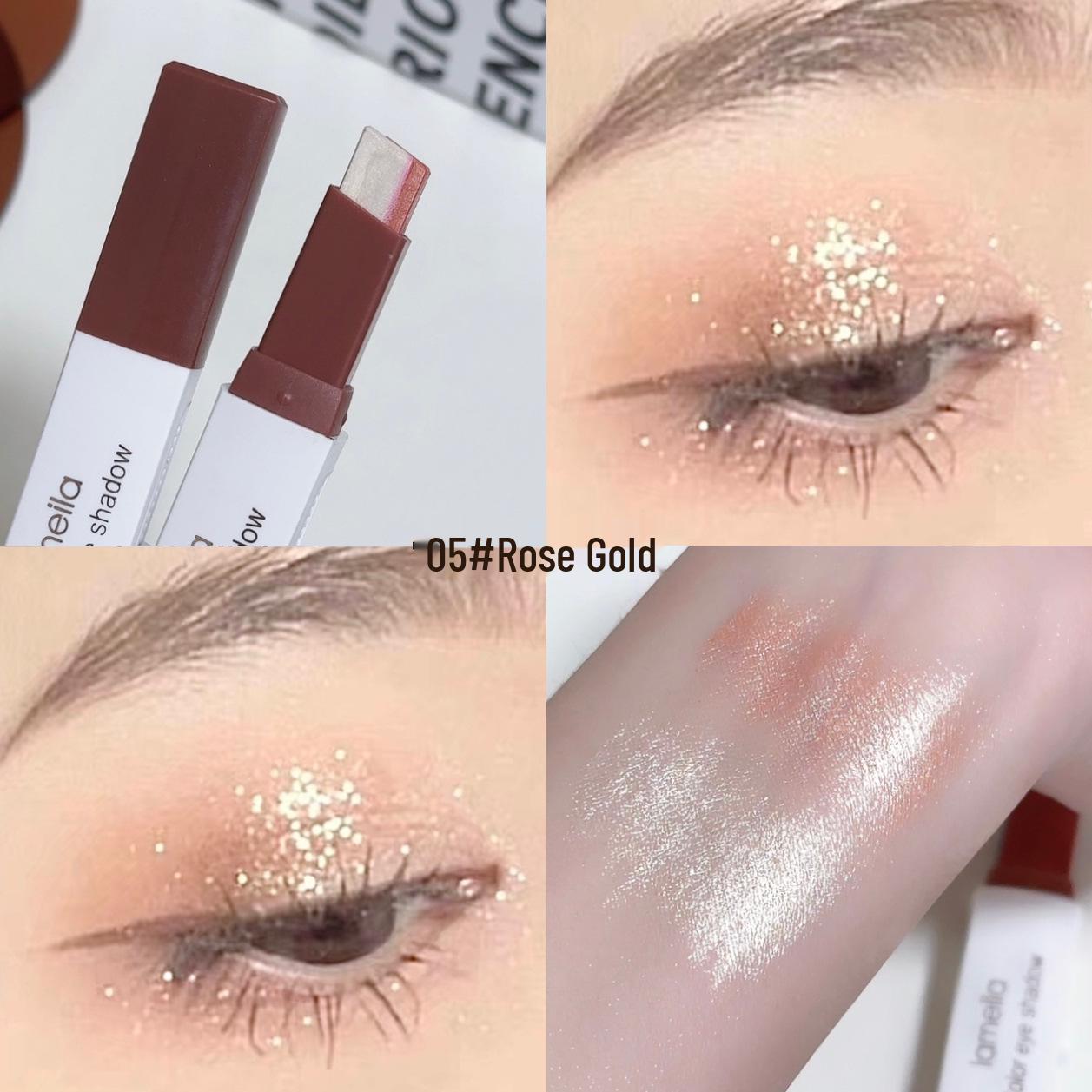 

Dual-Tone Gradient Eyeshadow Stick - Smudge-Resistant, Easy Application