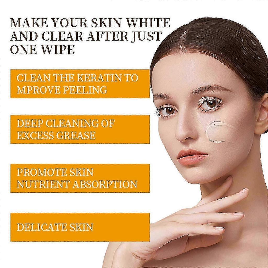 3 Pezzi Gel Esfoliante Illuminante Idratante Rassodante con Enzimi d'Arancia per Stringere i Pori Sbiancante Illuminante Gel Peeling Esfoliante