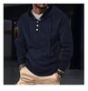 American Retro Men's Hooded Jacquard Pullover - Versatile Casual Sweatshirt