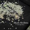 50Pcs Rhombus 3D Glitter Nail Decoration Diy Chic Tiny Crystal Ice-Transparent Mini Sparkle Nail Art Rhinestone