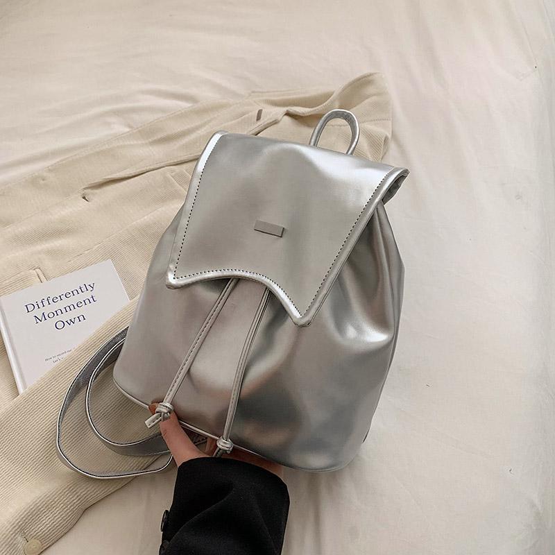 

Популярный повседневный женский кожаный рюкзак весна осень модный универсальный школьный рюкзак для девочек простой женский дорожный рюкзак