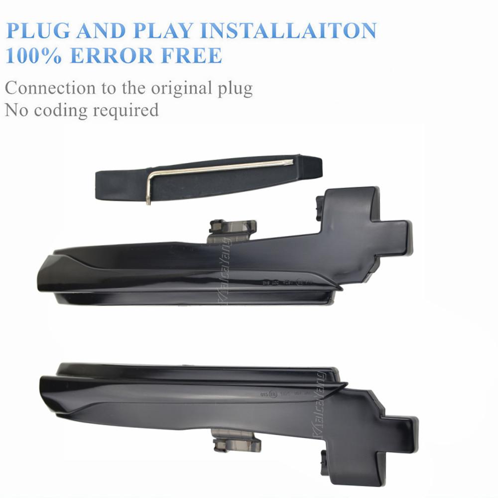 Für Volvo V40 CC II V60 S60 2011-2018 S80 V70 III LED Dynamischer Blinker Seitenspiegel Sequentieller Blinker Indicator Lampe