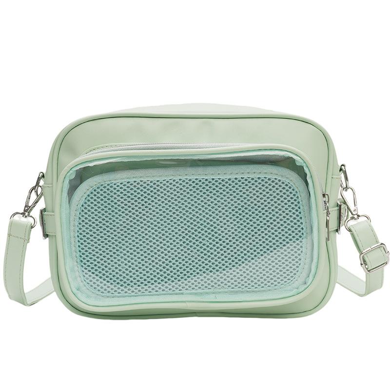 Daily Versatile Japanese Harajuku Girls Y2k Ulzzang Ita Bag Large Capacity Transparent Fashion Crossbody Bag Casual Women's Bag