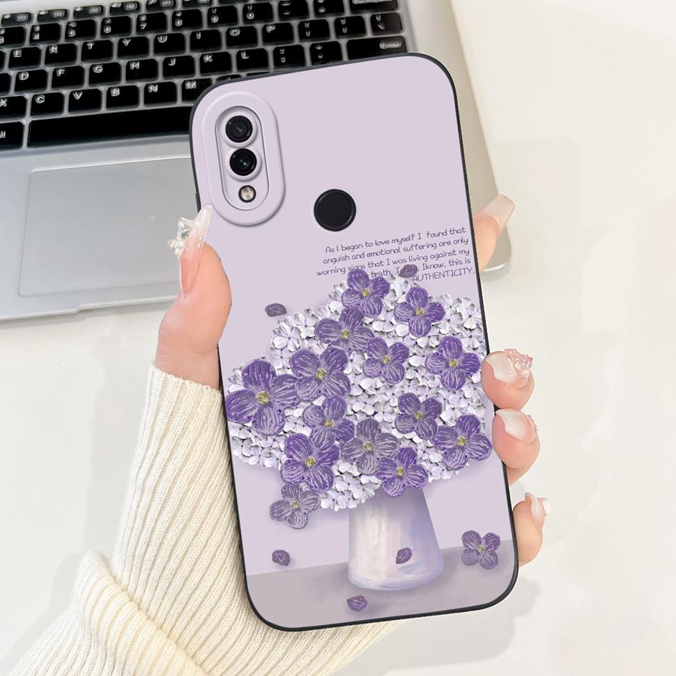 For Xiaomi Redmi Note 7 Case 2019 Lovely Cartoon Painting Back Cover Soft Slim Phone Case For Redmi Note 7 Note7 Bumper 6.3"
