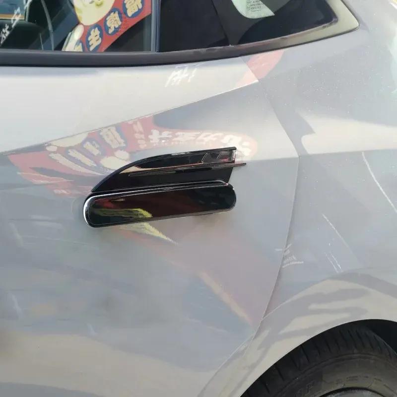 For Changan UNIV UNI-V -2024  ABS Black Door Handle Bowl Cover Cup Cavity Trim Ert Catch Molding Garnish Car Accessories