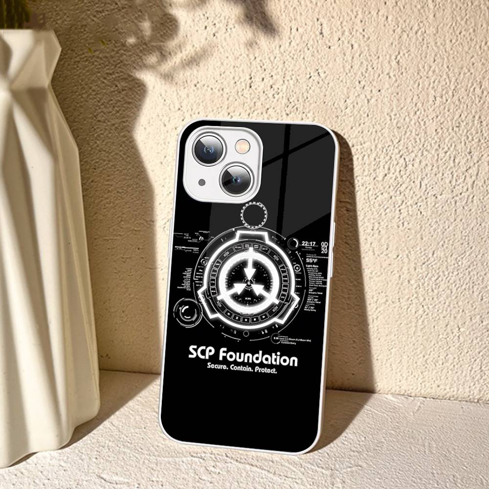 

Classic Popular Scp F-Foundation For IPhone 14 13 12 Mini 11 Pro XS Max X XR 14 Plus Tempered Glass Cover iphone 12pro max