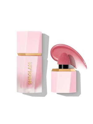 SHEGLAM Color Bloom Liquid Rouge, 25 Farbtöne [MatteShimmer Texturen], Einfache Anwendung, Verkürzt den mittleren Gesichtsbereich, Verleiht gesunde Farbe und Dimension,