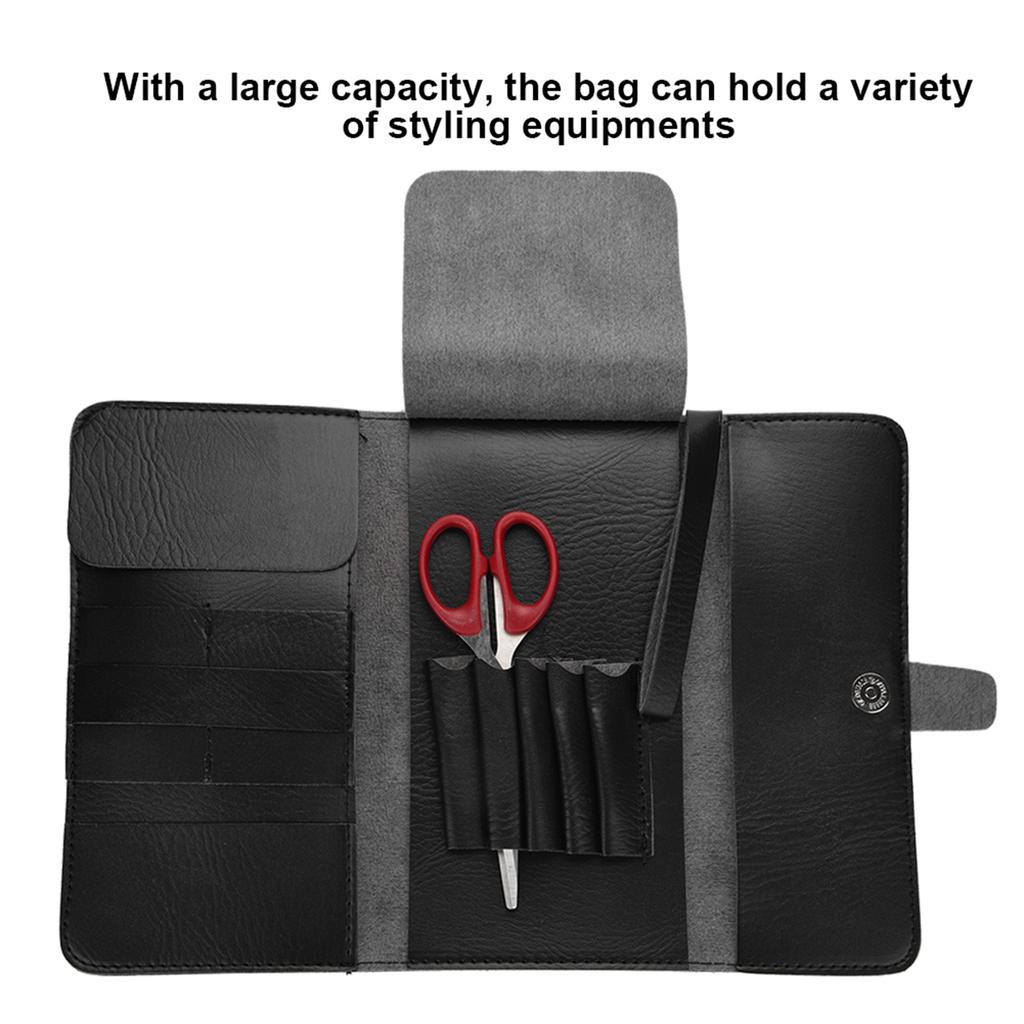 Portable Multi functional Hairdressing Tools Scissors Comb Storage Case Package Bag