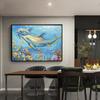 Decorative Canvas Painting Dolphin Art Poster PrintsRoom Wall Decor for Living Room Pictures Cuadros