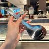 Stainless Steel Spoon Korean Long Handle Tableware Thicken Stirring Ice Spoon Meal Spoon Household Dinner Spoon