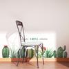 Autocolant detașabil cu frunze de banană în formă de cactus Decal mural Mural Decor camera de zi