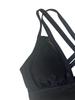 Maillot de bain une pièce en résille taille plus à décolleté plongeant avec contrôle du ventre et dos ouvert