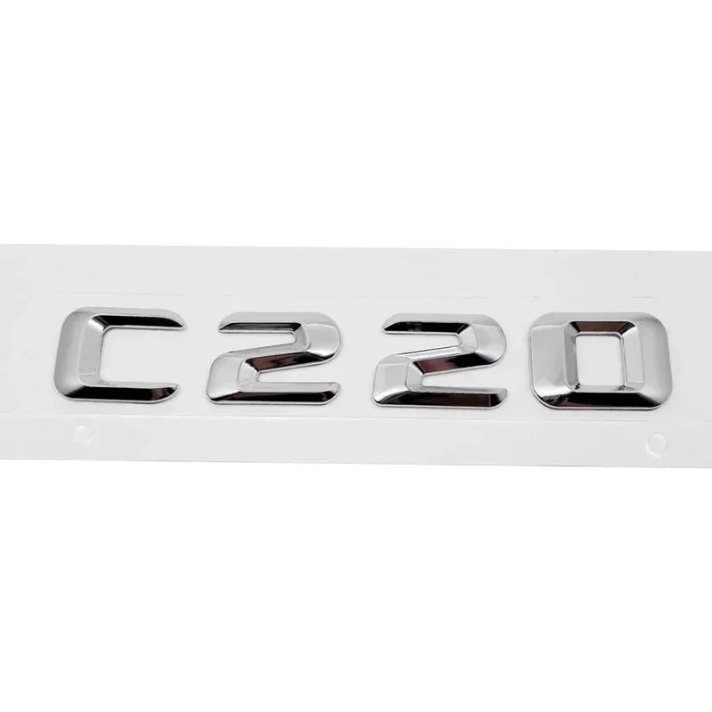 Modified Car Trunk Sticker Letter Badge Decals Decoration for Mercedes Benz C Class C32 C36 C43 C55 C63 C180 C200 C220 C230