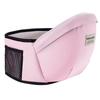 Hip Seat Baby Carrier Reduces Burden Easy To Wear Baby Carrier Chair Belt Waist Pouch D.Stomo (Pink)