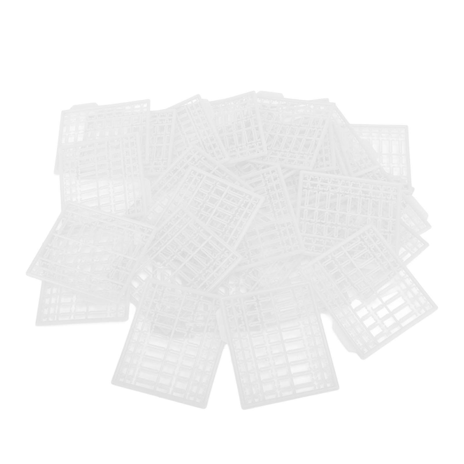 

30 шт. Стопоры для насадки Пластиковые Тип сетки Прочные Стопоры для волоса рыбы для Карпа Лодка Озеро Река White