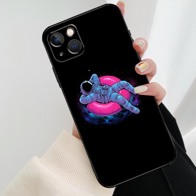 Astronaut Star Space Phone Case For iPhone 17 Pro Max 14 13 12 11 15 16 Pro Max mini 15 16 Plus 16e 17 Air Cover