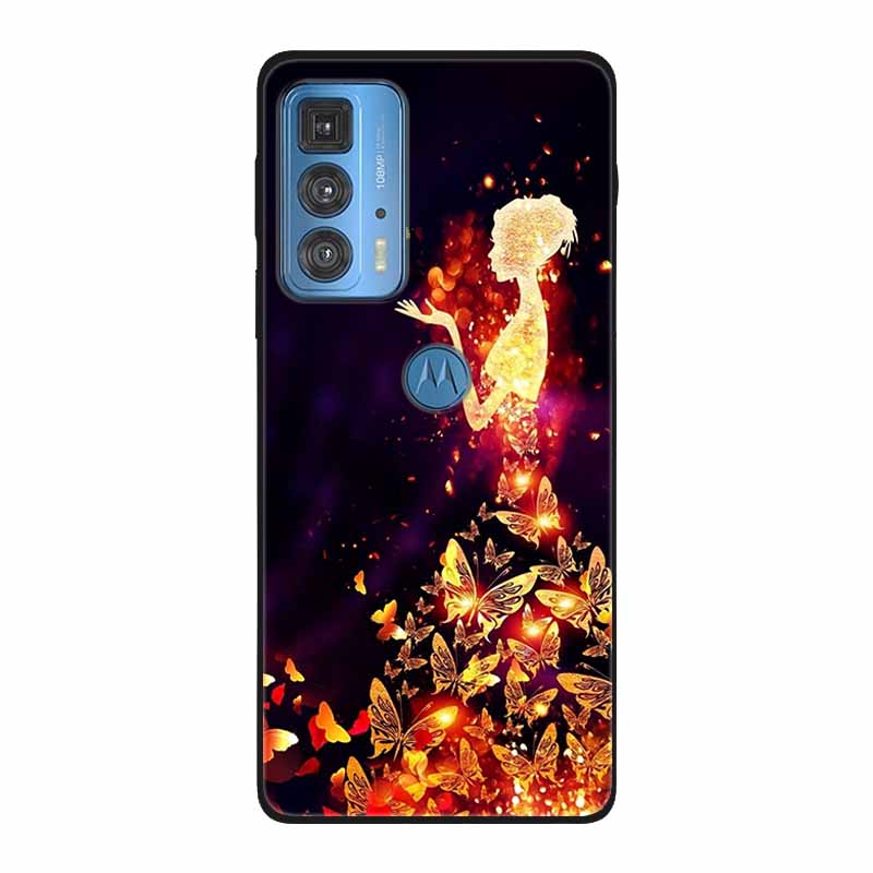 Dla Motorola Moto Edge 20 Pro Lite 5G Case odporny na wstrząsy miękki silikon TPU tylna pokrywa dla Moto Edge20 Fusion Pro etui na telefony śliczne
