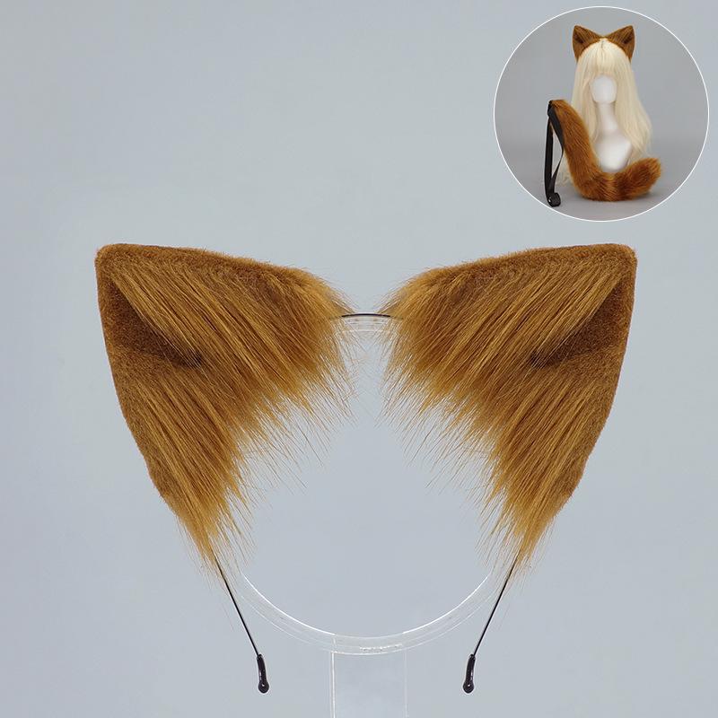 

Handmade Cat Ear & Tail Set for Halloween or Cosplay One Size