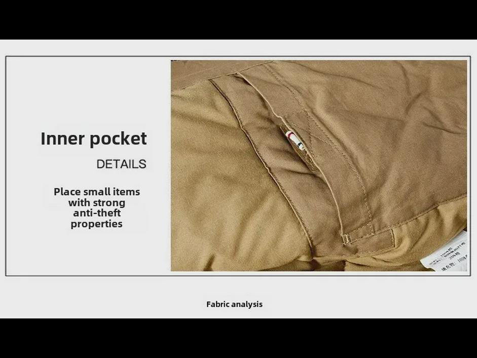 Pánská bunda bomber z prané bavlny - Volný střih, Spuštěné rameno, Silný ležérní pracovní kabát