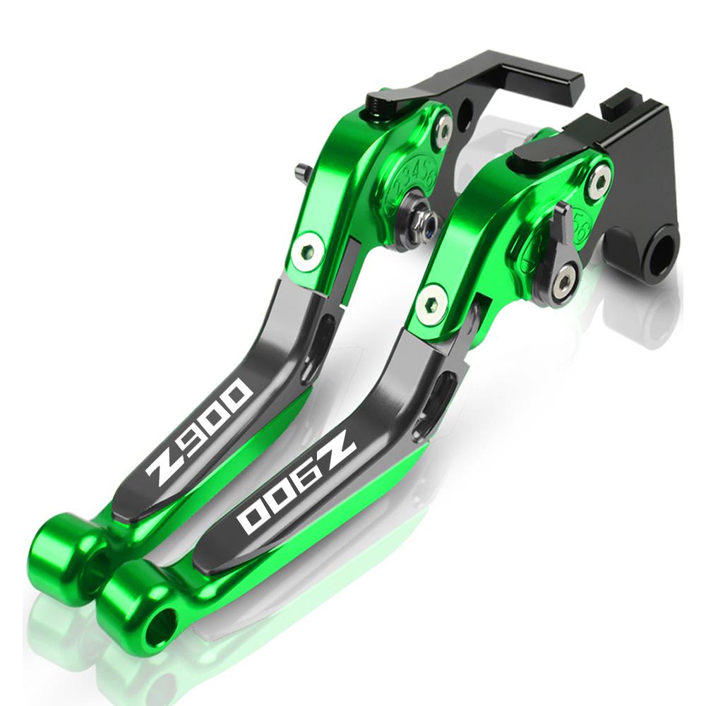Motorcycle CNC Adjustable Extendable Foldable Brake Clutch Levers Handle Brakes Z900 For Kawasaki Z900 2017