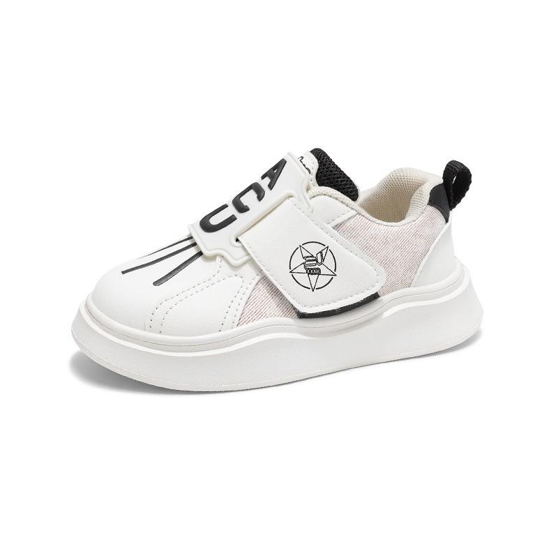 2025 autumn new classmates boys baby shoes medium children Velcro personalized fashion shoes girls board shoes