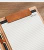 A4 Multi-Function Leather Data Folder with Detachable Notepad