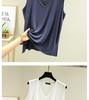 Women's Sleeveless V-Neck Loose Modal Vest – Summer Plus Size Camisole Slimming Top