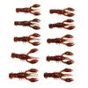 20PCS 5.5cm Fishing Lure Soft Artificial Lure Durable Crawdad Bait  Bass Fishing