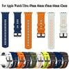 Silicone Strap For Apple Watch 49mm 45mm 46mm 44mm Serie 321- 42mm Soft and Breathable Smart Watch Watchband