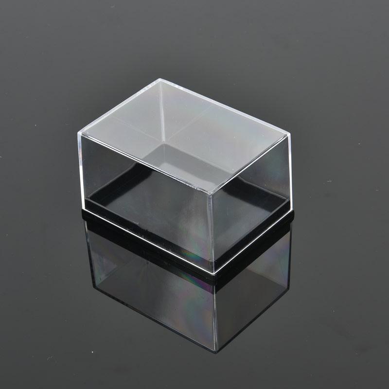 1-10Pcs Cube Transparent Plastic Box Cat Mineral Box Mineral Label Box Mineral Crystal Specimen Display and Collection Box