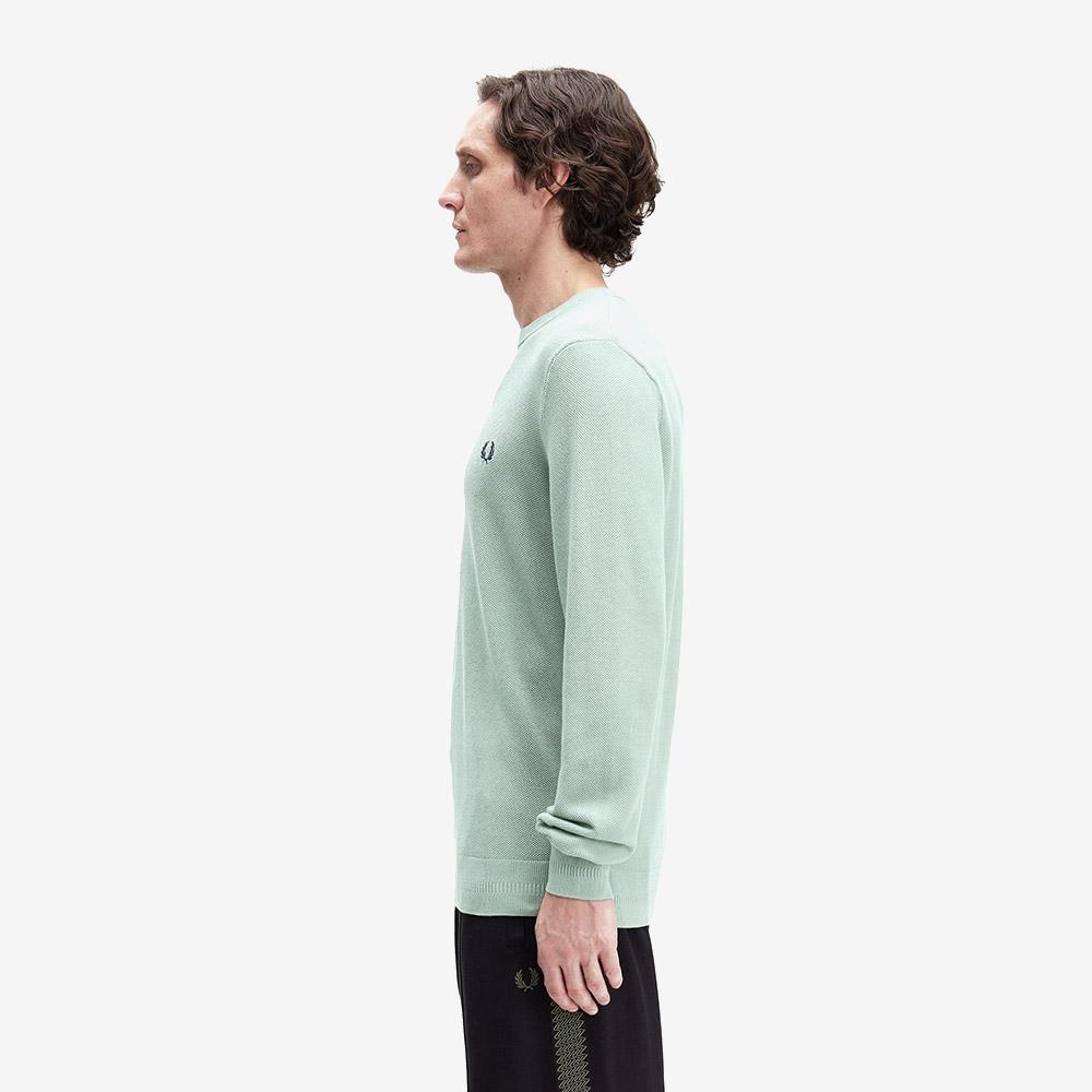 FRED PERRY [Sharp] Pique Stitch Knit - Bayleaf Afpm2531309-Z16