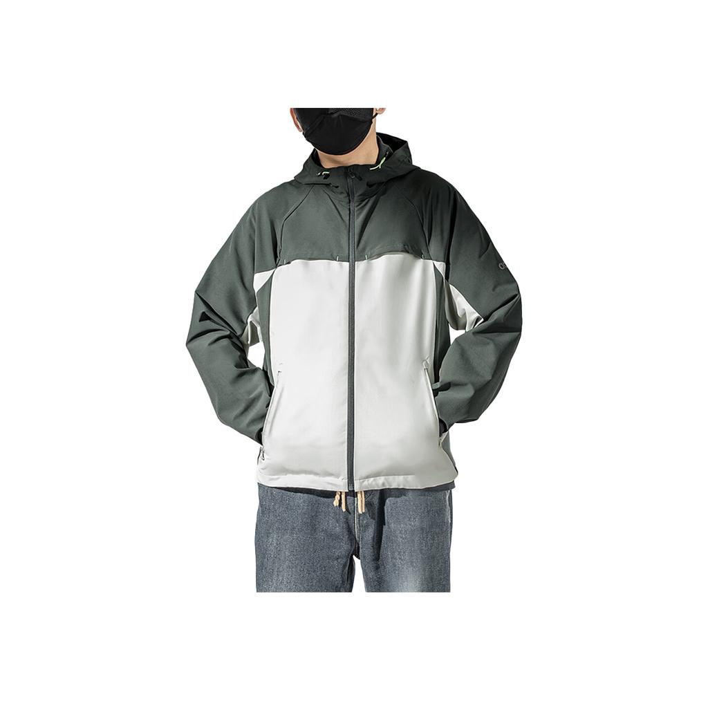 Adidas Fashionable Comfortable Versatile Hooded Jacket Unisex Jackets Green KA2557