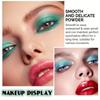 9-farbige Lidschattenpalette in leuchtendem Grün mit Avocado-Effekt. Langanhaltender, wasserfester, matter und schimmernder Lidschatten, perfekt für Augen-Make-up-Partys und Smoky Eyes.