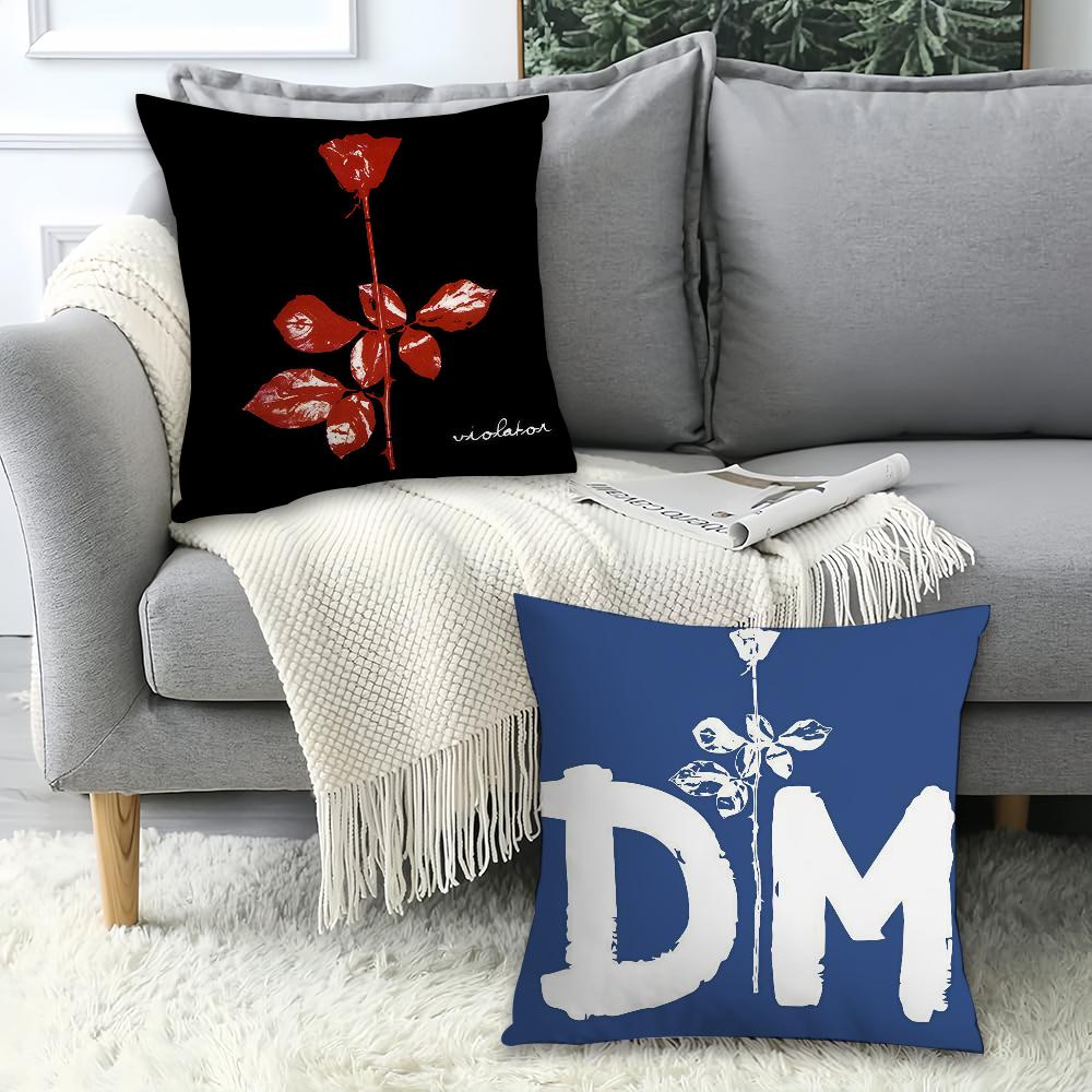 Rock Band D-Depeche M-Modes Pillow Case Office Cushions Suitable For Sofa Car Bedroom Decorative Cushion Cover