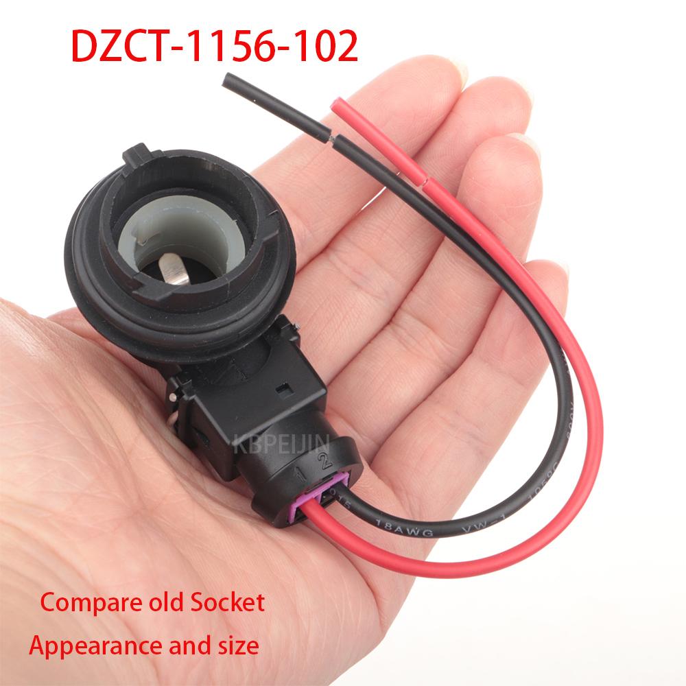 1156 P21W Bulb Holder for VW Auman Turn Signal Light Socket Wire Harness Connector Car Lamp Base Replacement 1PC 1x Socket Connector