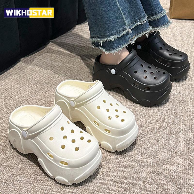 Stoere Platform Klomp Sandalen Dames Zomer Zacht Dikke Bodem Strand Tuin Schoenen Vrouw Slippers Antislip EVA Sleehak Slippers
